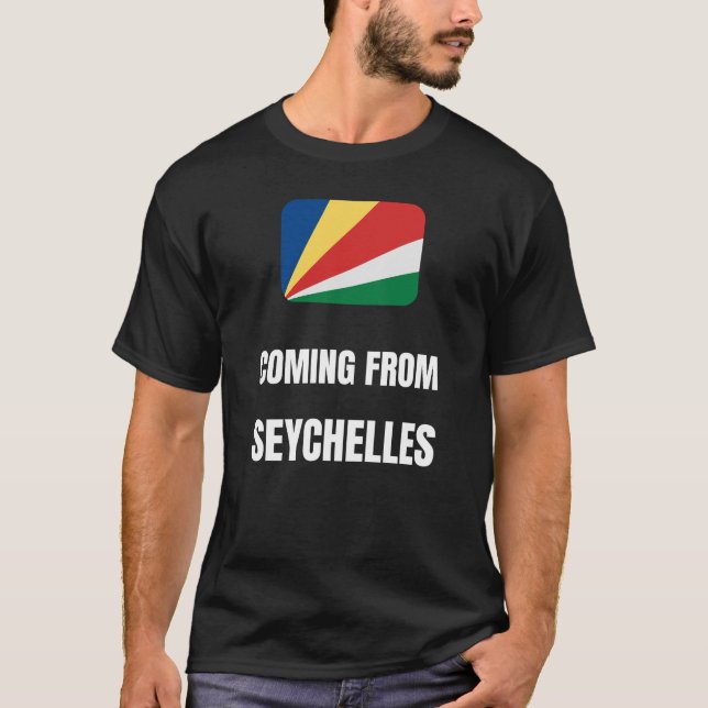Kommer från Seychellerna T Shirt (Framsida)