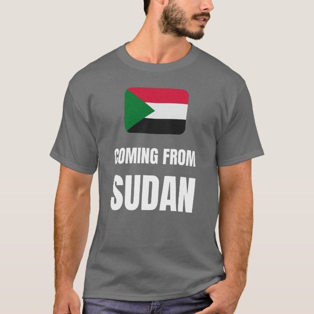 Kommer från Sudan T Shirt (Framsida)