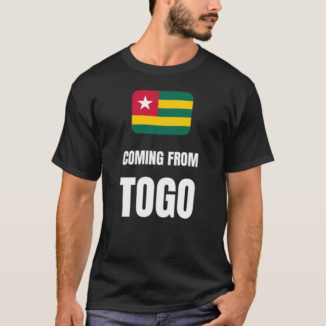 Kommer från Togo T Shirt (Framsida)