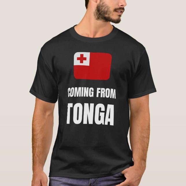 Kommer från Tonga T Shirt (Framsida)