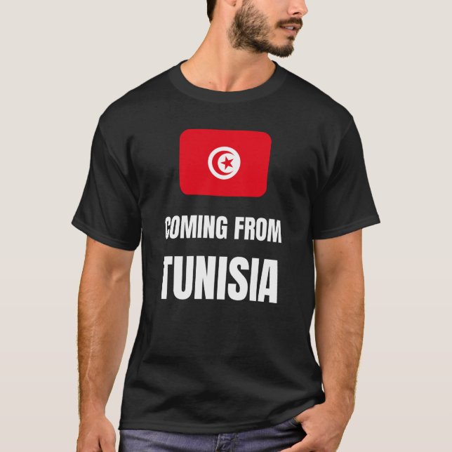 Kommer från Tunisien T Shirt (Framsida)