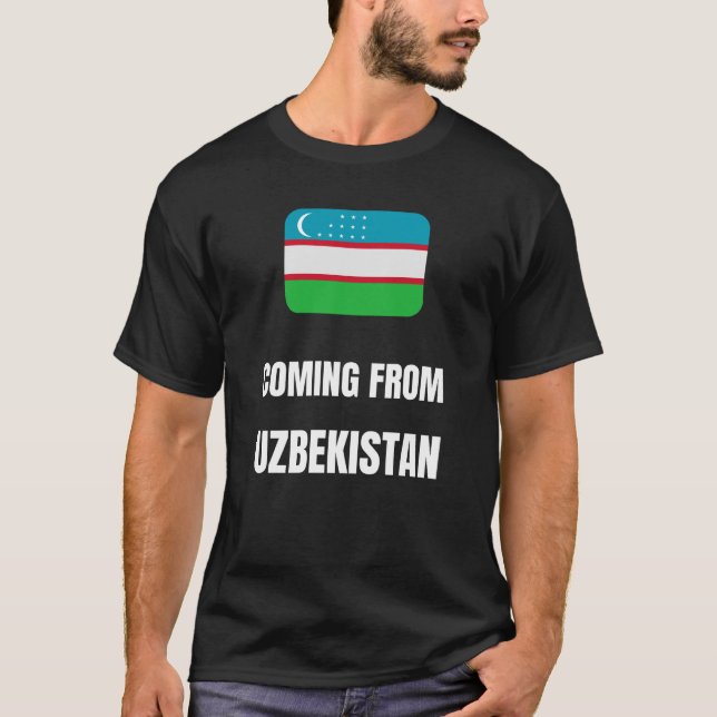 Kommer från Uzbekistan T Shirt (Framsida)
