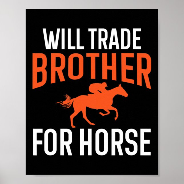 Kommer handelsbroder att ta hand om hästrande hars poster (Framsidan)