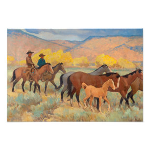 Kommer hem, 1942 av Maynard Dixon Fototryck