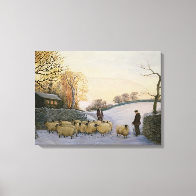 Kommer hem canvastryck (Framsida)