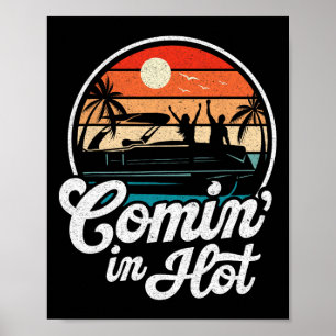 Kommer In Het Roligt Pontonbåtssjö Båttur Pa Poster