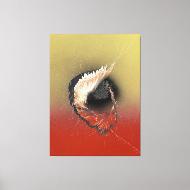 Kommer in på Vinge och en bön Canvastryck (Framsida)