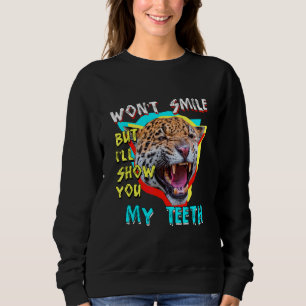 Kommer inte le men jag visar dig mina tänder Citat T Shirt