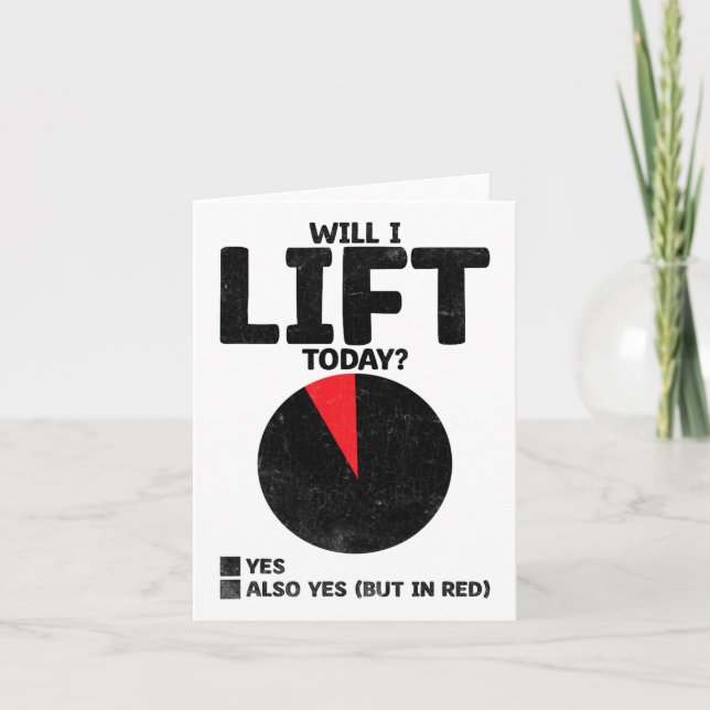 Kommer jag Hiss i dag att vikta viktviktviktningsv Kort (Framsida)