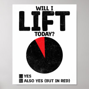 Kommer jag Hiss i dag att vikta viktviktviktningsv Poster
