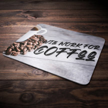 Kommer jobba för kaffe, svart