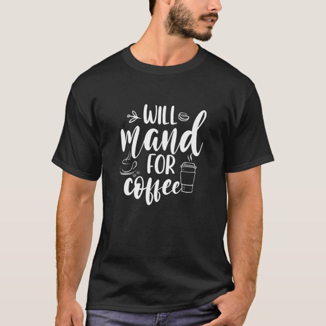 Kommer Mand För Kaffe Aba Rbt Sped Lärare Speciell T Shirt (Framsida)