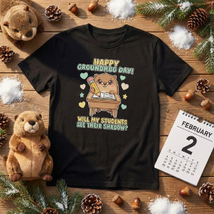 Kommer Mina Elever Att Se Deras Skugga Rolig Lärar T Shirt