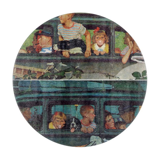 Kommer och går av Norman Rockwell (Framsidan)