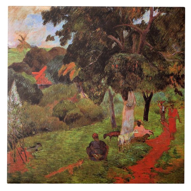 Kommer och reser, Martinique Kakelplatta (Framsidan)