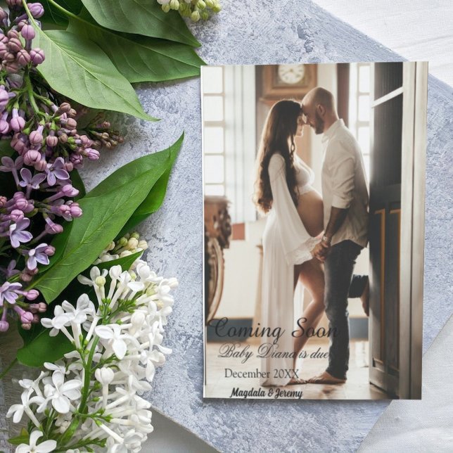 Kommer snart Anpassningsbar Fotomeddelande om Grav Inbjudningar (Skapare uppladdad)