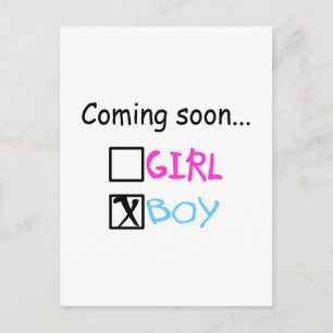 Kommer snart..(Boy) Vykort