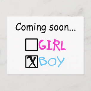 Kommer snart..(Boy) Vykort