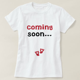 Kommer snart Moderskap ThLED T-Shirt