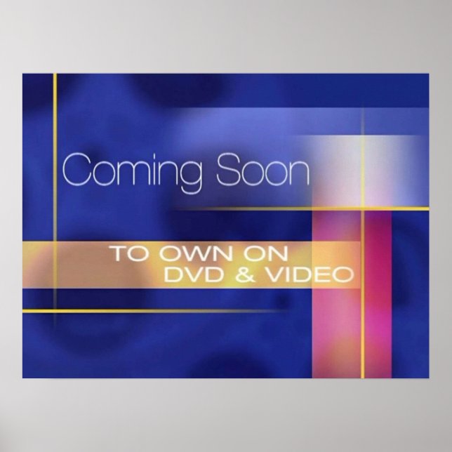 Kommer snart till ägo på DVD-video Poster (Framsidan)