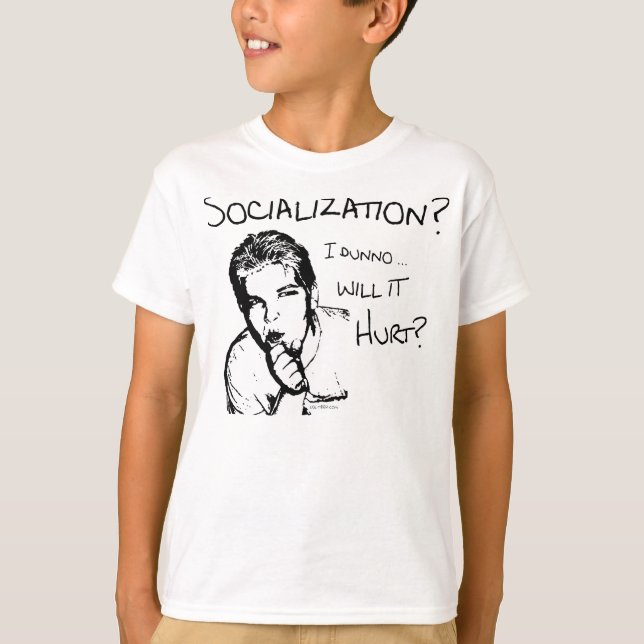 Kommer socialiseringen att Ont? Tee Shirt (Framsida)
