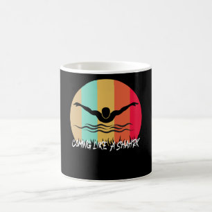 Kommer som en Shark - Snabb simmer Kaffemugg