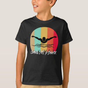 Kommer som en Shark - Snabb simmer T Shirt