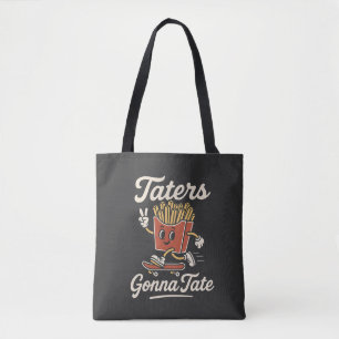 Kommer Tatera Med Pommes Rolig Potatisförpun GraT- Tygkasse