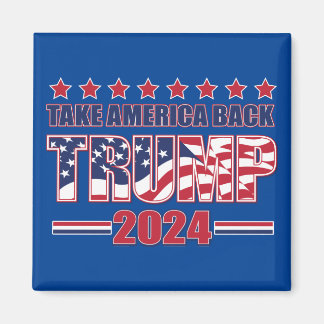 Kommer tillbaka Trump 2024 Magnet