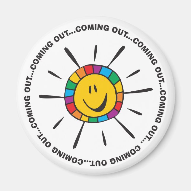 Kommer ut från ansikte. magnet (Framsidan)