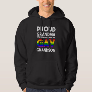 Kommer ut från Gay pride Saker Proud Ally Proud Gr Hoodie