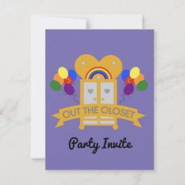 Kommer ut Gay Party OSA kort