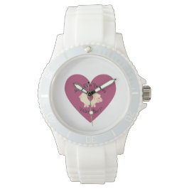 Kommer vi att bli min Valentine? Armbandsur