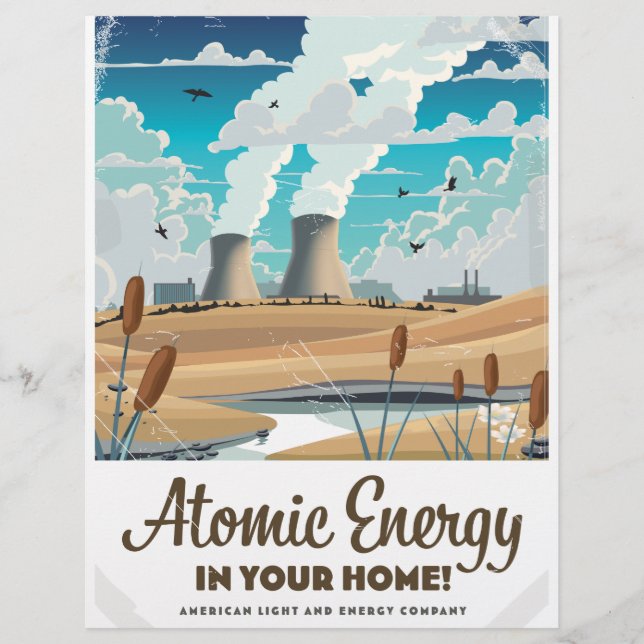 Kommersiell atomenergi  brevhuvud (Framsida)