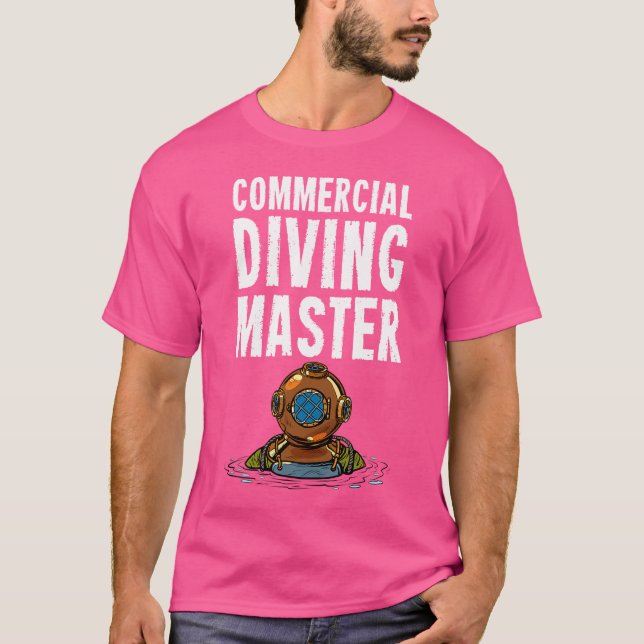Kommersiell dykare t shirt (Framsida)
