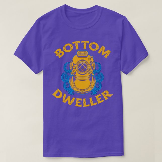 Kommersiell dykning av djuphavsbottnen Grund T Shirt (Design framsida)