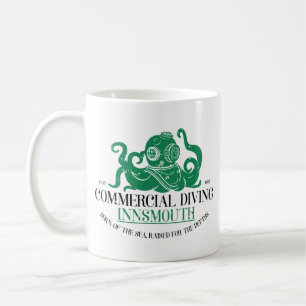 Kommersiell dykning kaffemugg