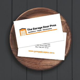 Kommersiell Garageport Installation och Reparation Visitkort