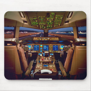 Kommersiell Jet Cockpit Musmatta