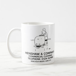 Kommersiell renare säljfrämjande kaffe Mugg