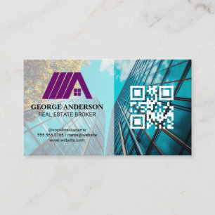 Kommersiella fastigheter QR Visitkort
