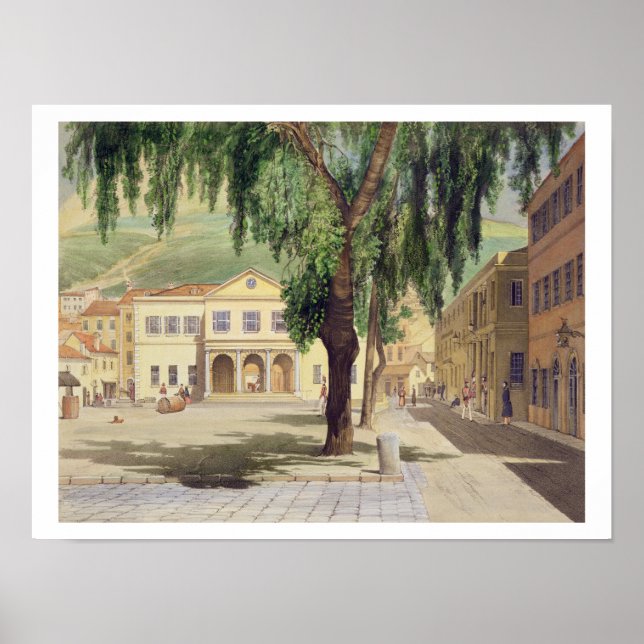 Kommersiella torget, Bibliotek och Poster (Framsidan)