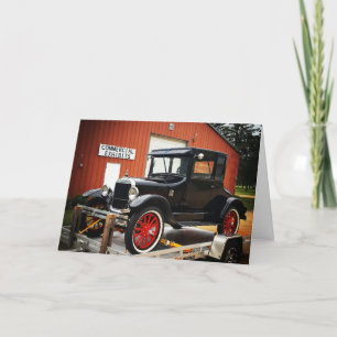 "Kommersiella utställningar Model-T" Läkningskort Kort