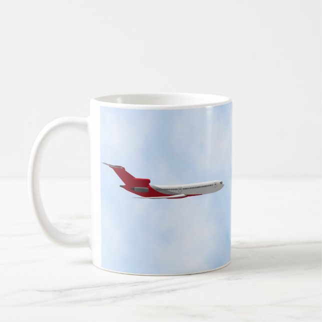 Kommersiellt Jet-flygplan: 3D-modell: Kaffe Mugg (Vänster)