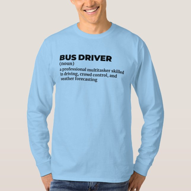 Kommissarie Funny Definition Shirt i Buss T (Framsida)