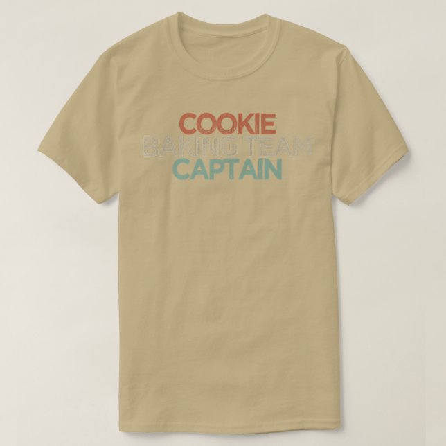 Kommissarie i Cookie Baking Team T Shirt (Design framsida)