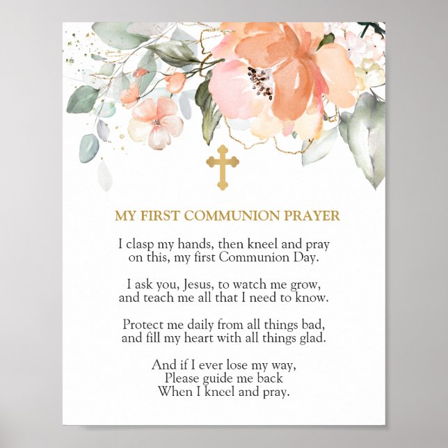 Kommissionsledamot Prayer Poster i första Heligan  (Framsidan)