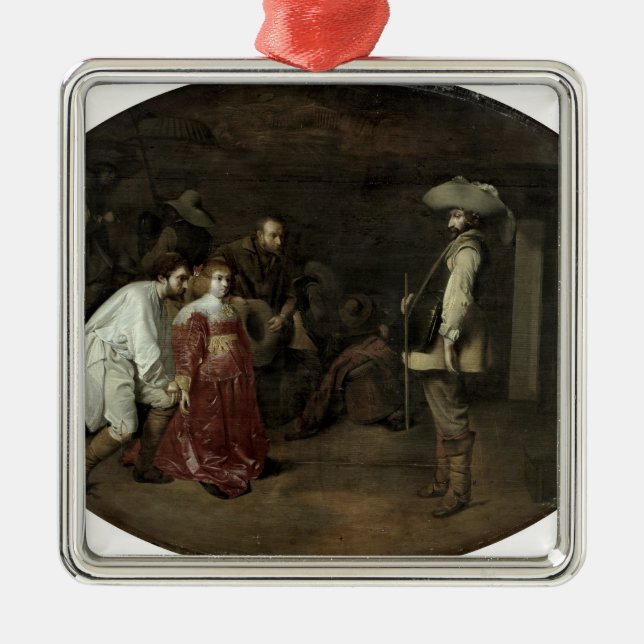 Kommit med för kaptenen julgransprydnad metall (Framsidan)