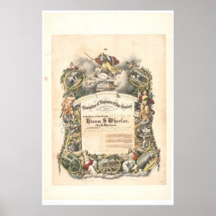 Kommitté av Vigilance av San Francisco (1825A) Poster