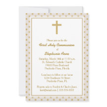 Kommitté Beige med Guld Polka dots